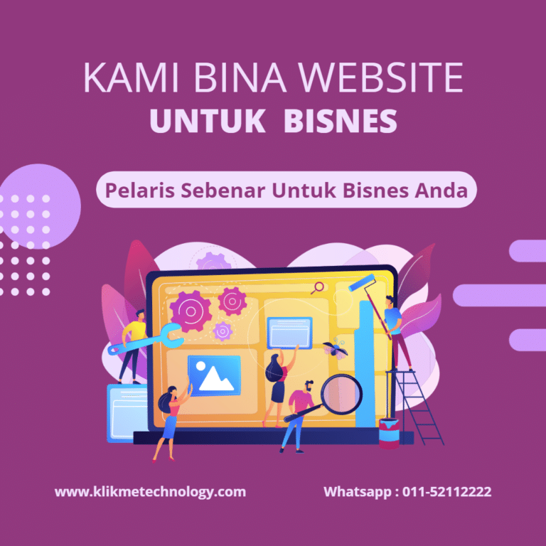 Servis Bina Laman Web & Ecommerce