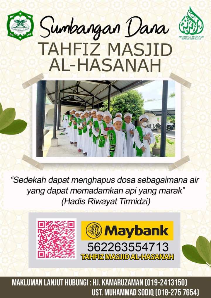 Sumbangan Dana Tahfiz Masjid Al-Hasanah